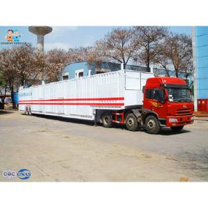 Wholesale Safe Vehicle Transport Skeleton Q345 Enclosed Semi Car Hauler from china suppliers