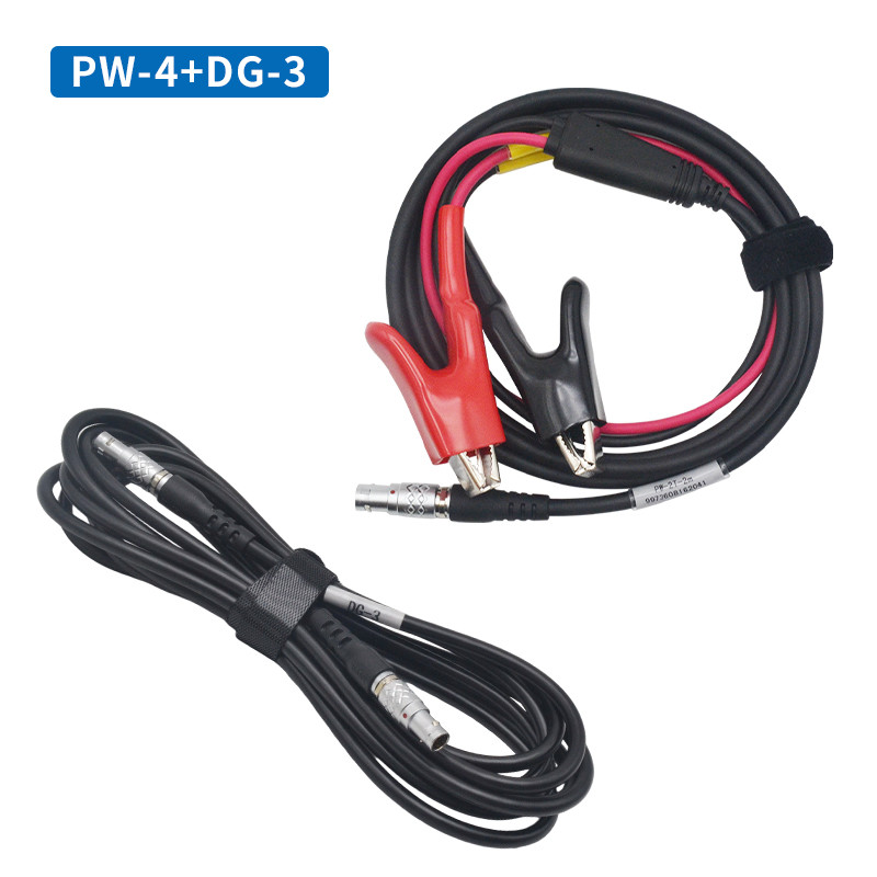 Hi-Target GPS RTK Host Data Cable DG-3 HDL460A Radio Power Cable PW-25 2-Pin 5-Pin Power Adapte