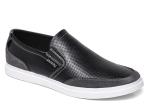 Summer Handmade Mens Slip On Sneakers Hollow Out Mens Black Driving Loafers
