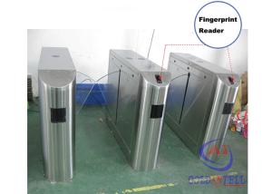 Wholesale CE certificate bidirectional full automatic stainless steel fingerprint access control turnstile from china suppliers
