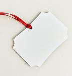 Rectangle Shape Pendent Dye Sublimation Blanks Xmas Gift Decoration