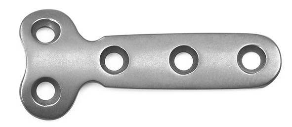 T Shaped Metacarpal Plates Titanium Locking Plate Thickness 1.2mm