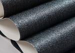 Waterproof Removable Vinyl Patterned Wallpaper Black for Living Rooms