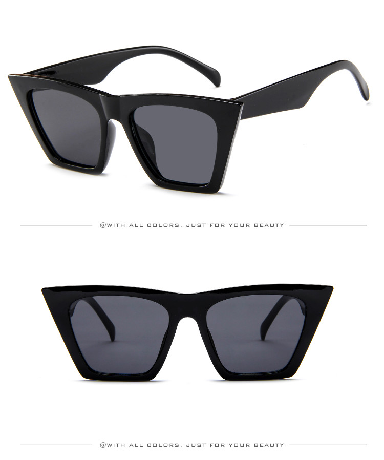 Retro Luxury Sunglasses BSCI Women'S Plastic Candy Color Glasses Outdoor Travel