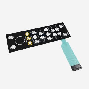 Wholesale Industrial Tactile Membrane Keypad , PET LED Backlight Membrane Switch from china suppliers