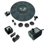 Outdoor Garden Solar Fountain Pump Waterfall for Pool Bird Bath Decorative