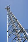 Hot Dip Galvanized Telecom Q235 Steel Structure Tower