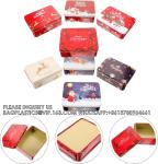 Tin Boxes Mixed Patterns Holiday Tinplate Boxes Greeting Gift Card Holder Metal