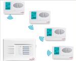 Wet Underfloor Heating Thermostat Battery Operated With Large Screen