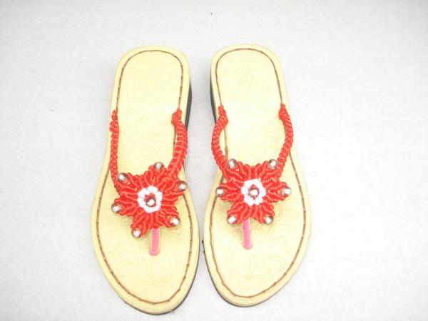 Orange Sandal High fashion Sandal