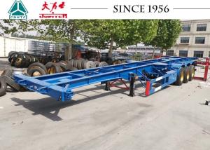 Wholesale 40FT 3 Axle Skeleton Chassis Trailer , Skeletal Container Trailer For Transportation from china suppliers