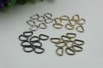 OEM cheaper metal wire iron D-ring,10mm metal d ring with 1.5mm thickness