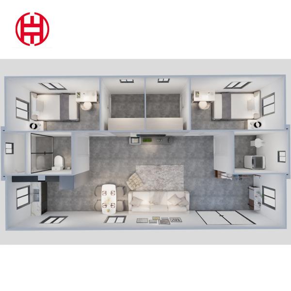 Expandable Container House in Prefab Modular Office Cabin with Foldable