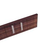 Rosewood Guitar Fretboard Arycle Inlaided With Trapezoid Fret Markers