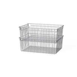 Wholesale Stackable Metal Wire Baskets For Storage , Household Metal Mesh Storage Baskets from china suppliers