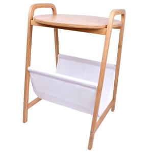 Wholesale Bamboo Living Room Table with Non-Woven Fabric Storage Versatile and Eco-Friendly from china suppliers