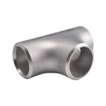 ISO9001 ASME 316 Stainless Steel Pipe Fittings Equal Tee DN65