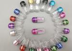 12mm Purple Empty Plastic Pill Capsules For Healthcare Supplement