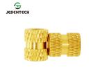 Custom Brass Knurled Industrial Metal Nuts Automatic Winding Machine Use