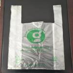 100% Biodegradable PVA Water Soluble Bags T-Shirt Shopping Custom Printed Logo
