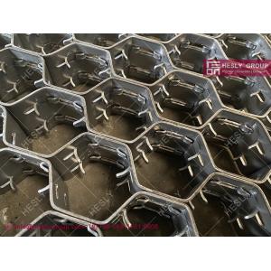 AISI309 Double Clench Hex-Mesh Grating Refractory Lining 19mm height X 1.5mmTHK
