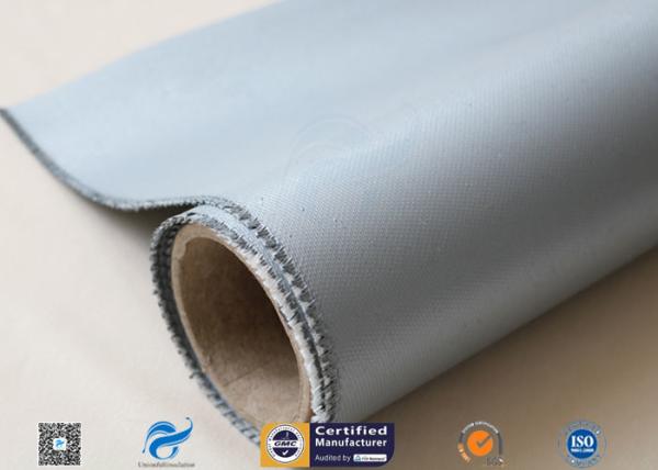 0.8MM Silicone Coated Fiberglass Materials Fabric 23oz Satin Weave Fire Blanket