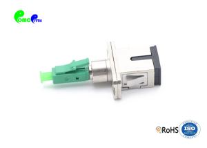 Wholesale SC Female to LC Male Simplex 9 / 125μm Fiber Optic Adapter Coupling With Metal Material from china suppliers
