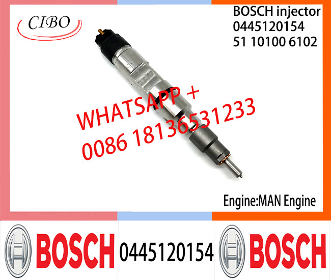 BOSCH 0445120154 51101006102 Neutral Fuel Injector Assembly 0445120154 51101006102 For MAN