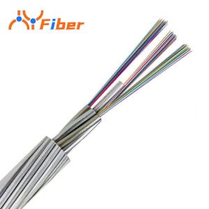 Wholesale 24B1 OPGW Fiber Optic Cable 24 Core 36 Core 48 Core 12 Core 50 150 Cross Section Power from china suppliers