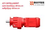 RF37 DRN71M4 Helical Drive Gear Motor 0.37KW 19.31 M1 Custom