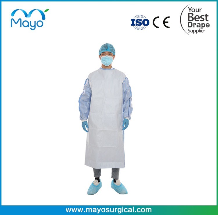 510K AAMI Level 4 Gown S-XXL AAMI Level 3 Surgical Gown For Food Check