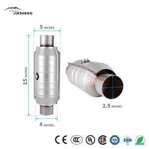 Wholesale 2.5&quot; Catalytic Converter Universal Fit Catalyst Car Engine Converter Suppliers Automobile Universal Auto Catalytic Converter from china suppliers
