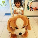 Hansel attractive toys kids unicorn motorized plush animal ride for mall