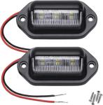 12V-24V DC Waterproof Plate Light Lamp Taillight For Truck SUV Trailer Van RV