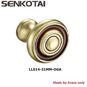 Buy cheap Brushed brass Antique round cabinet knob in DIA31mm for furniture hardware from wholesalers