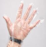 Medium Thickness HDPE Clear Disposable Food Gloves For Leak Free Cleaning Vinyl