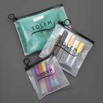 Hot Holographic Laser Reflective Pvc Zipper Bag for Cosmetics Packaging