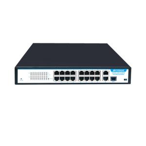 Wholesale NVR IP Camera 16 Port Poe Switch 2*10/100/1000mbps UP-Link Port + 1*SFP from china suppliers