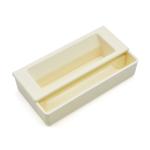 White P1 Flush Pull Handle 123x46.7x28mm Black