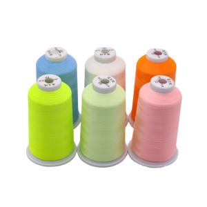 Wholesale 100g Net Weight Sewing Thread Kangfa Glow in the Dark Polyester Luminous Embroidery from china suppliers