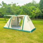 10 Persons Large Family Winter Luxury Air Tent Outdoor Waterproof Canvas