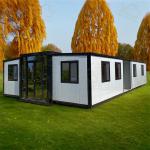 Steel Prefab House Prefabricated Expandable Container House With Bathroom And