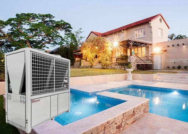 Meeting EVI MD200D pools swimming outdoor heat pump air to water air heating