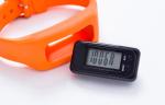 ROHS Silicone Pedometer 1ATM LED Digital Watch Sport