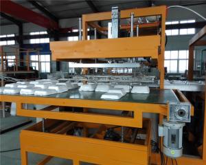Wholesale White Plastic Foam Food Container Machine Water Cooling PLC Controlled from china suppliers