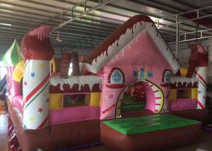 China Kids Candy House Princess Bouncy Castle , Exquisite Blow Up Jumping Castle on sale