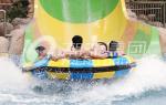 Colorful Aqua Park Equipment , Custom FPR Water Park Large Water Slides