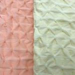 Breathable Textured Polyester Jacquard Fabric 129gsm For Garment