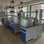 Blue Chemical-resistant Laminate Work Surface for Chemical Laboratory Furnitures
