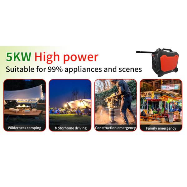 Factory Silent Inverter Gasoline Generator 2KW 3KW 8KW Portable Electric Auto Generatoes